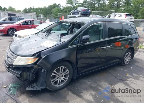 2011 Honda Odyssey Ex-L z USA, uszkodzony, nr VIN 5FNRL5H69BB022409